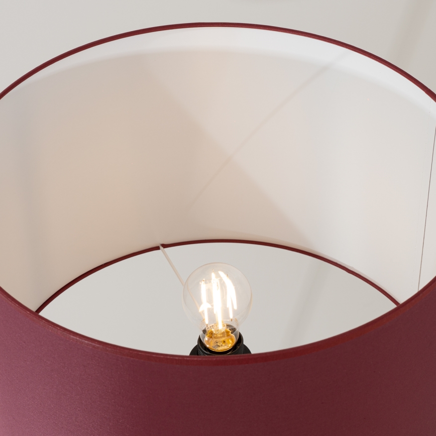 Lampada da terra NEVIA 1xE27/15W/230V rossa