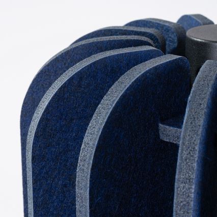 Lampada a sospensione su cavo MULA 1xE27/15W/230V Ø 27 cm blu