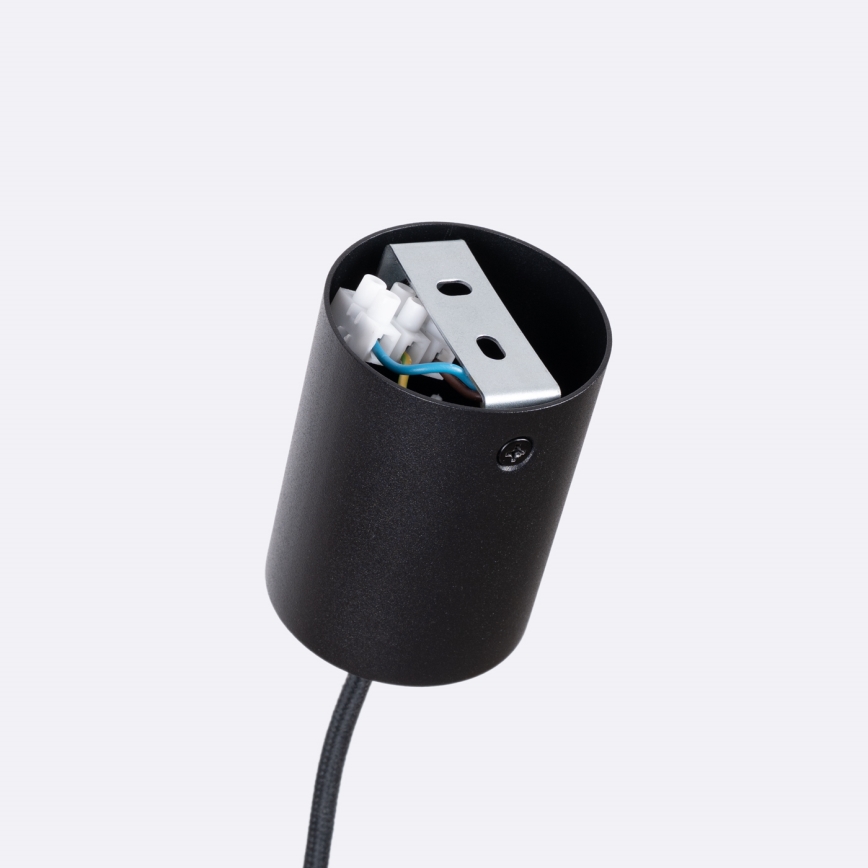 Lampada a sospensione con cavo MULA 1xE27/15W/230V Ø 45 cm blu