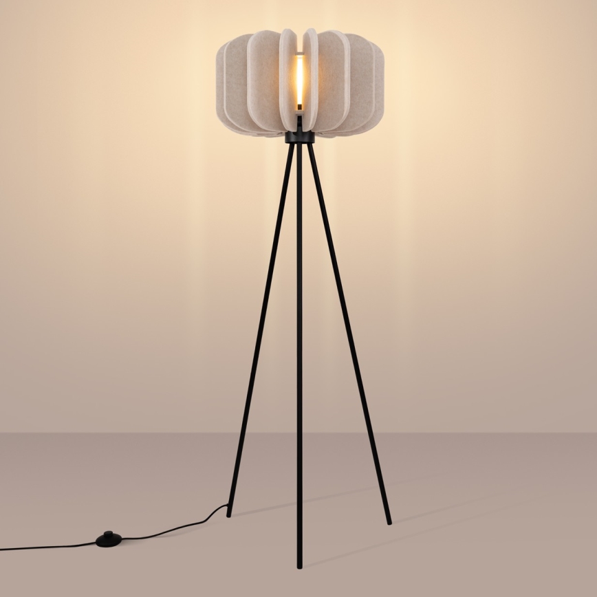 Lampada da terra MULA 1xE27/15W/230V crema