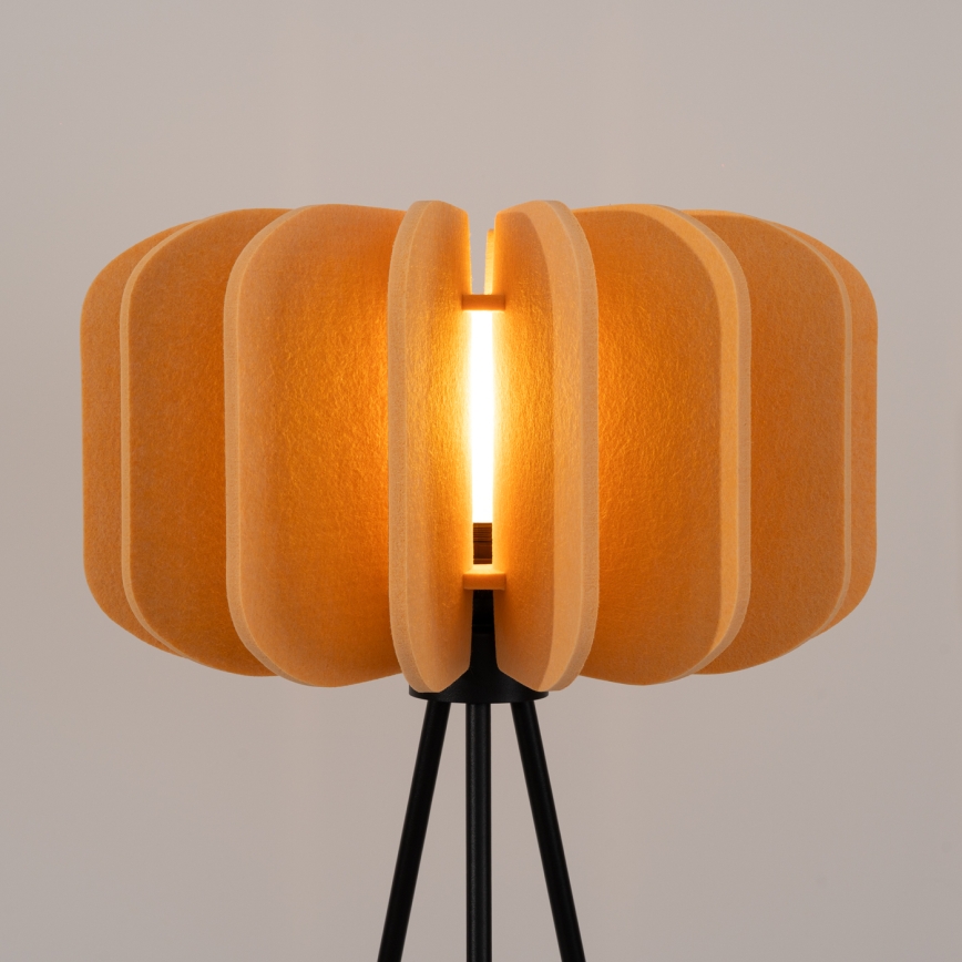 Lampada da terra MULA 1xE27/15W/230V gialla