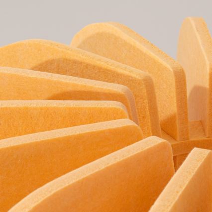 Lampada da terra MULA 1xE27/15W/230V gialla