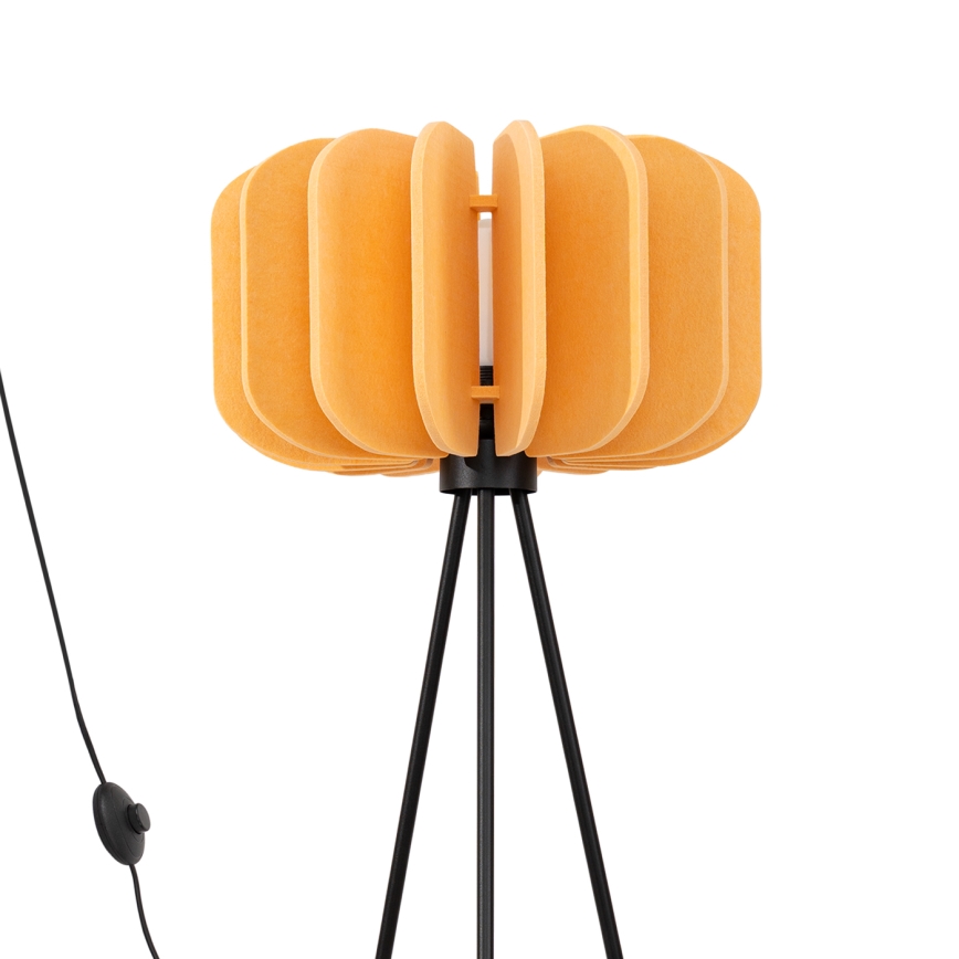 Lampada da terra MULA 1xE27/15W/230V gialla