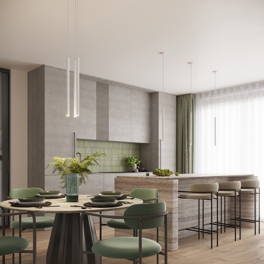 Lampadario a sospensione con cavo ARCHE 2xG9/8W/230V bianco