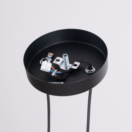 Lampadario a cavo ARCHE 2xG9/8W/230V nero