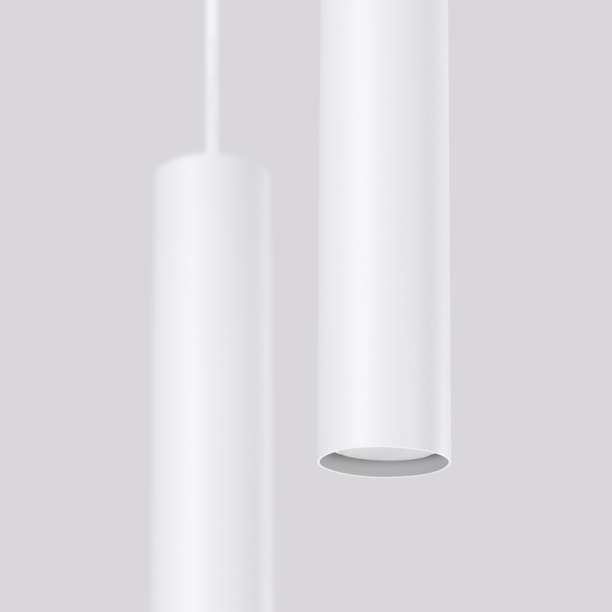 Lampadario a sospensione LAGOS 2xGU10/10W/230V bianco