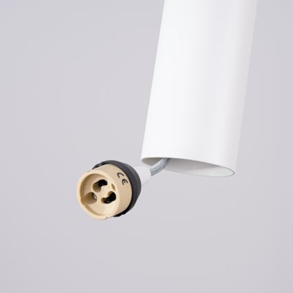 Lampadario a sospensione LAGOS 2xGU10/10W/230V bianco