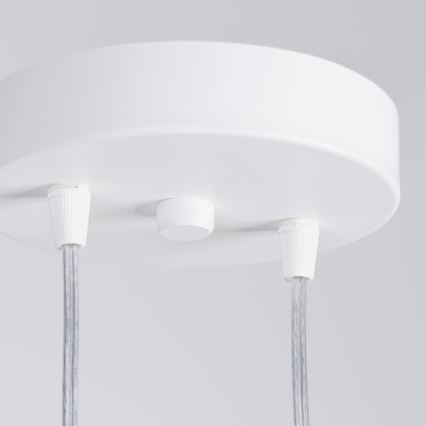 Lampadario a sospensione LAGOS 2xGU10/10W/230V bianco