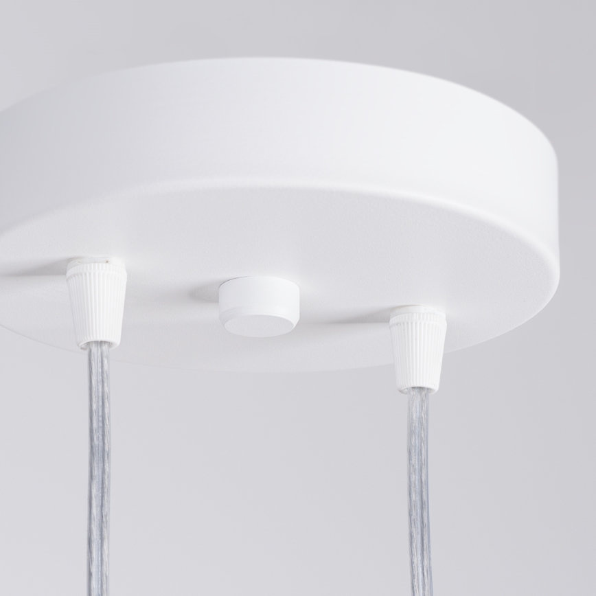 Lampadario a sospensione LAGOS 2xGU10/10W/230V bianco