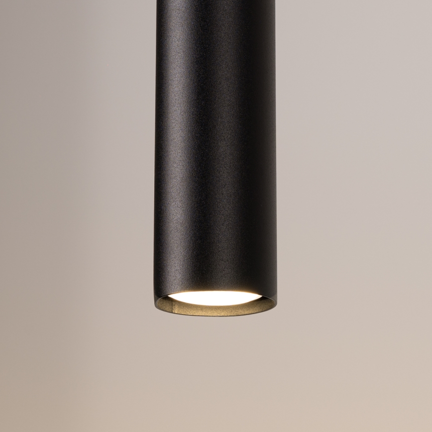 Lampadario a sospensione con cavo LAGOS 2xGU10/10W/230V nero