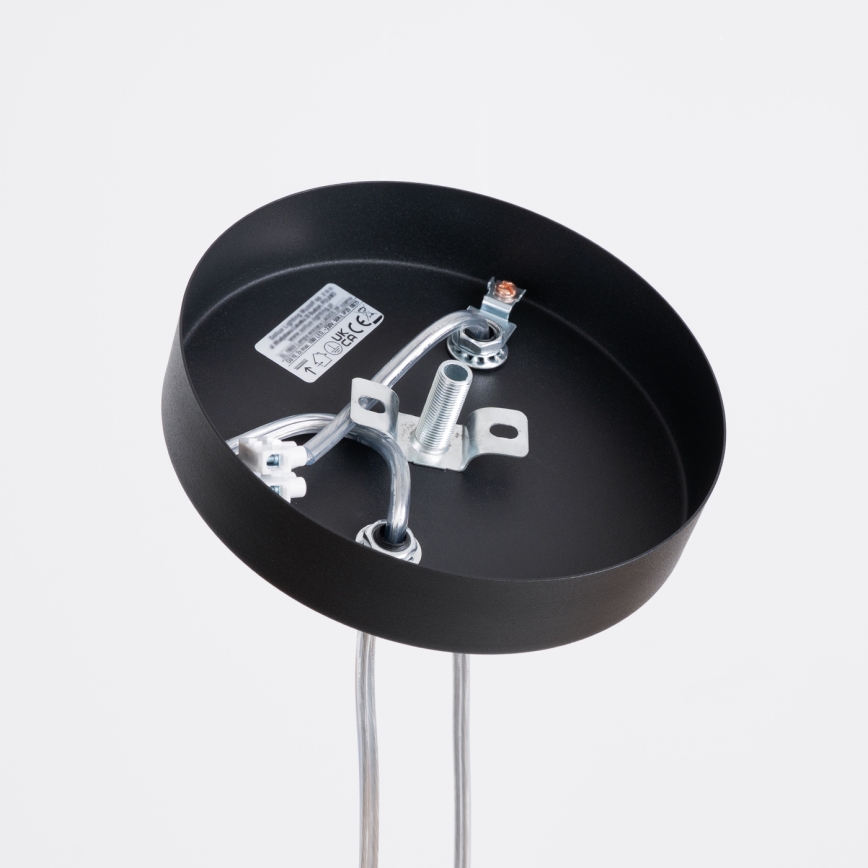 Lampadario a sospensione con cavo LAGOS 2xGU10/10W/230V nero