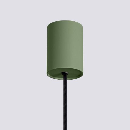 Lampada a sospensione con cavo ESTRIA 1xE14/10W/230V Ø 14 cm verde