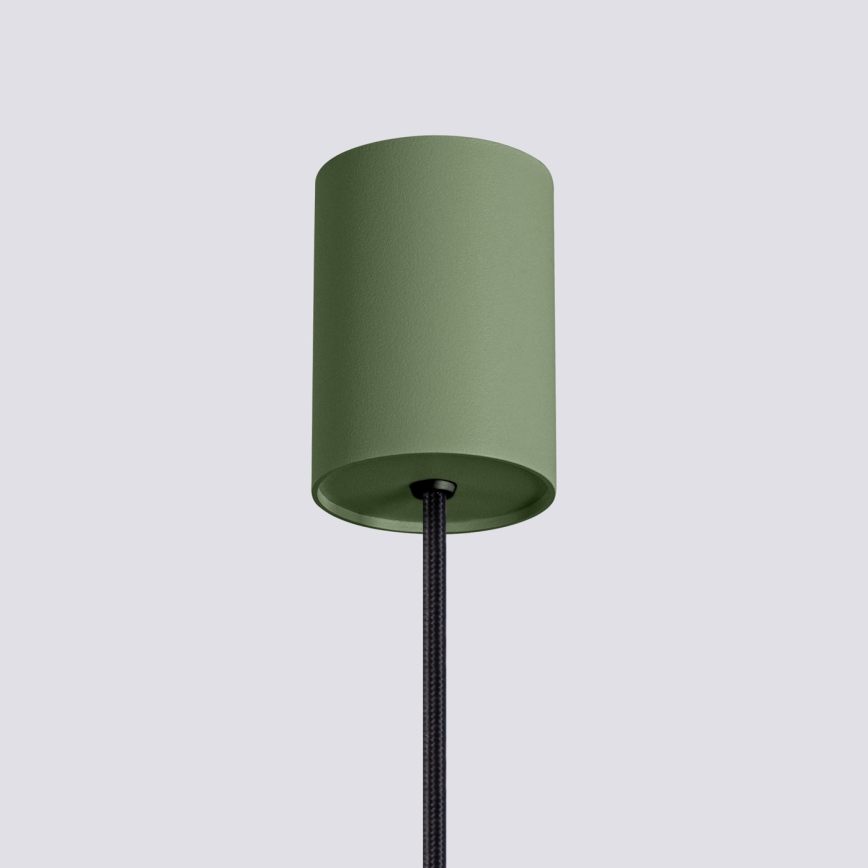 Lampada a sospensione con cavo ESTRIA 1xE14/10W/230V Ø 14 cm verde