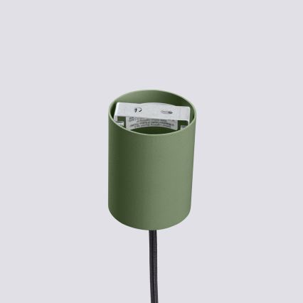 Lampada a sospensione con cavo ESTRIA 1xE14/10W/230V Ø 14 cm verde