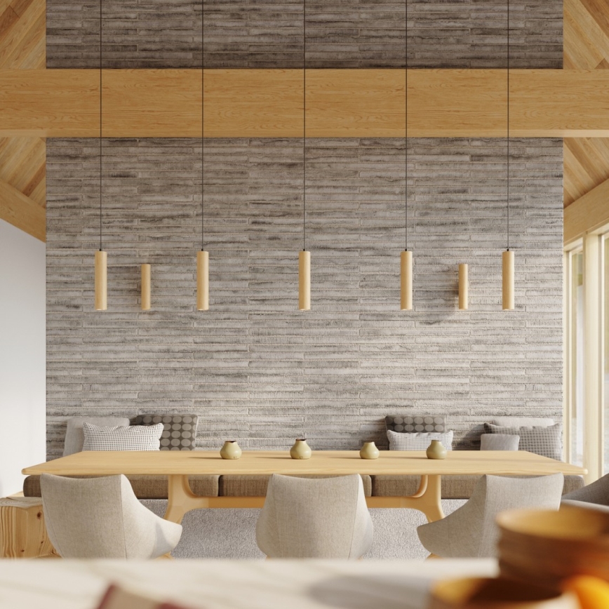 Applique da parete LINO 2xGU10/10W/230V in faggio