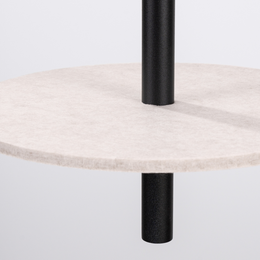 Lampada a sospensione FELTRO 1xG9/8W/230V nero/crema