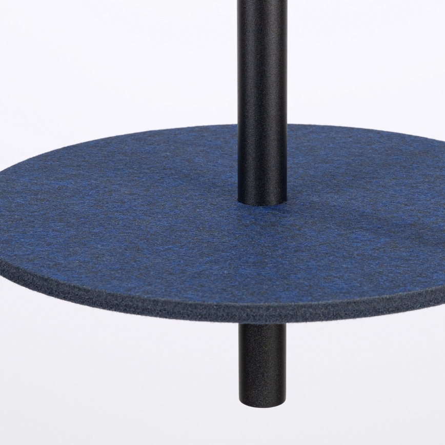 Lampada a sospensione con cavo FELTRO 1xG9/8W/230V nero/blu