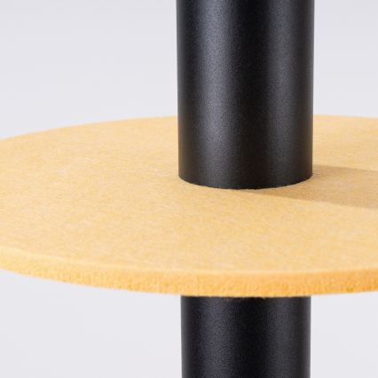 Lampada a sospensione con cavo PELTA 1xGU10/10W/230V nero/giallo