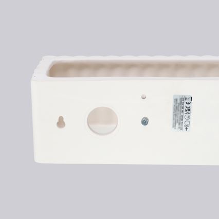 Applique RIGATA 1xE27/15W/230V ceramica/bianco