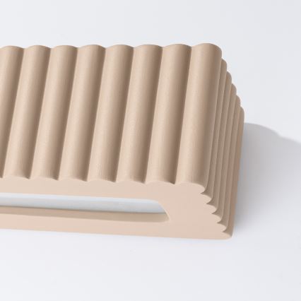 Applique RIGATA 1xE27/15W/230V ceramica/taupe