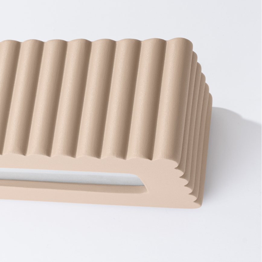 Applique RIGATA 1xE27/15W/230V ceramica/taupe