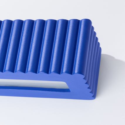 Applique RIGATA 1xE27/15W/230V ceramica/blu