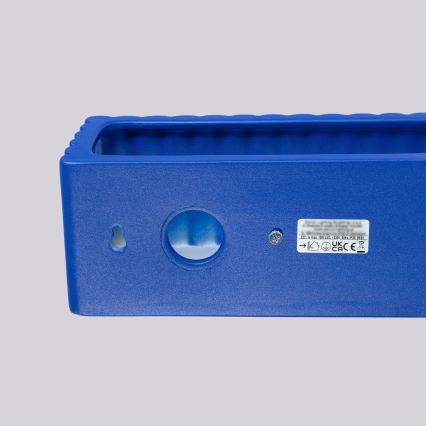 Applique RIGATA 1xE27/15W/230V ceramica/blu