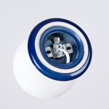 Applique da bagno ZORI 1xG9/8W/230V IP44 blu