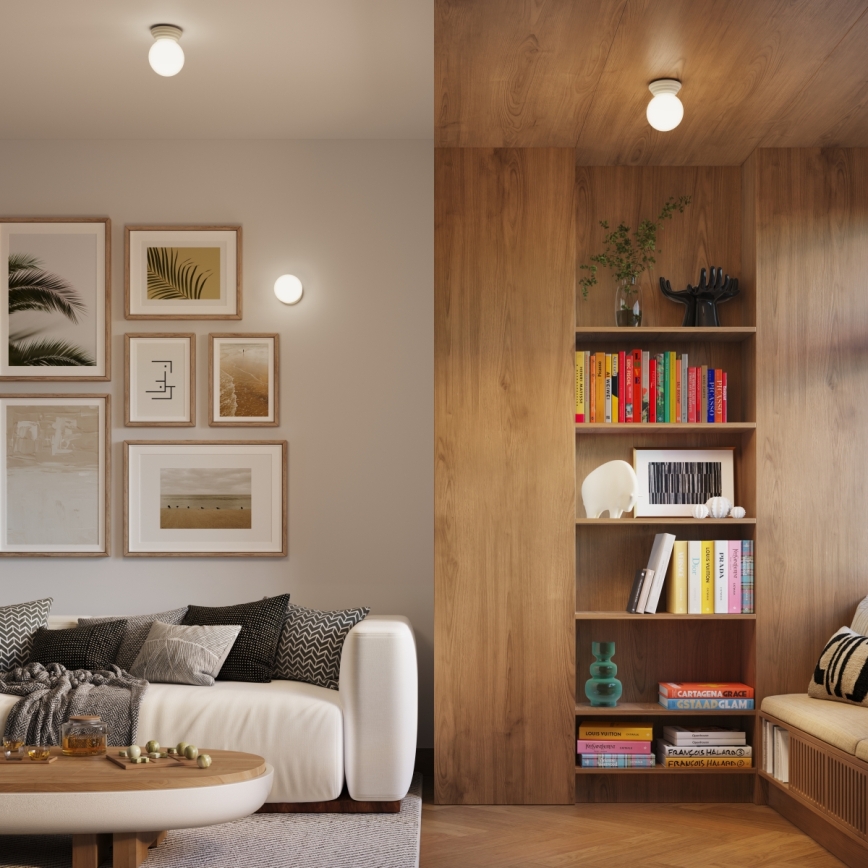 Plafoniera da soffitto per bagno ZORI 1xG9/8W/230V Ø 12 cm IP44 beige