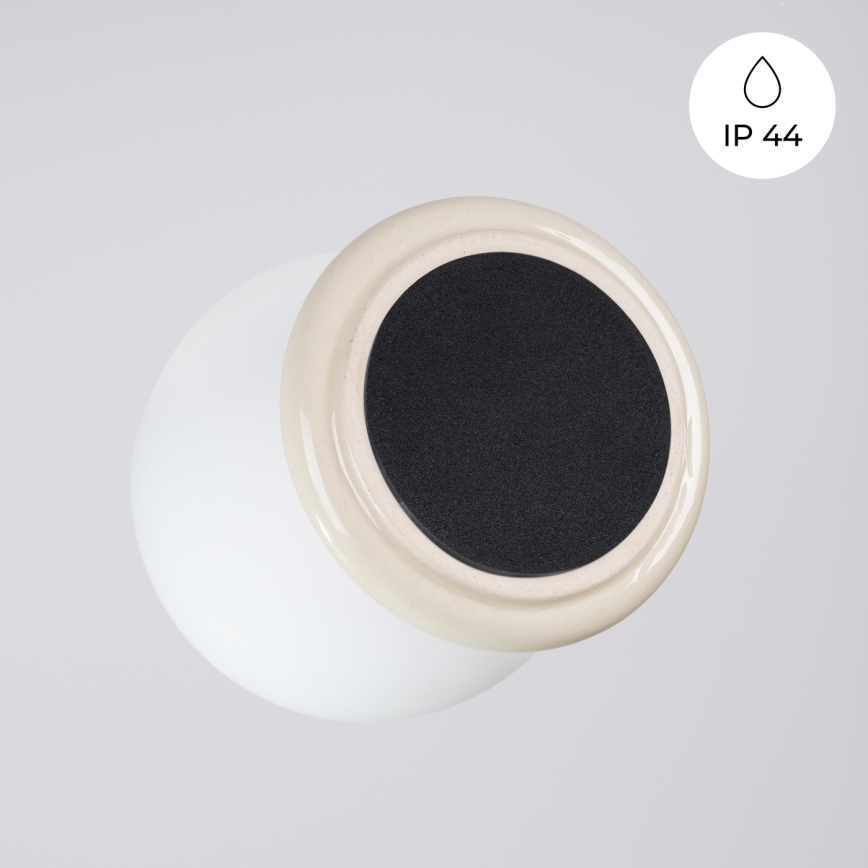 Plafoniera da soffitto per bagno ZORI 1xG9/8W/230V Ø 12 cm IP44 beige