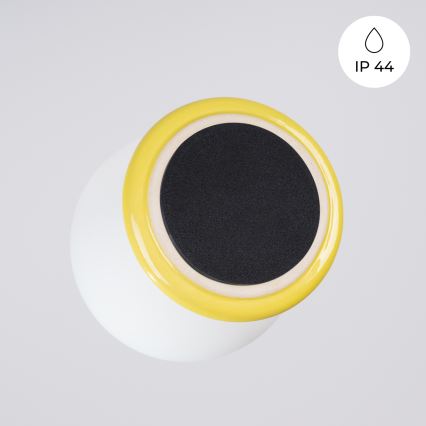 Plafoniera da bagno ZORI 1xG9/8W/230V Ø 12 cm IP44 gialla