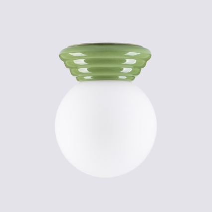 Plafoniera per bagno ZORI 1xG9/8W/230V Ø 12 cm IP44 verde