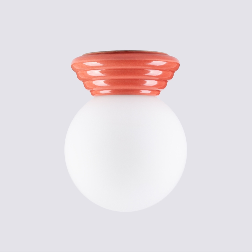 Plafoniera per bagno ZORI 1xG9/8W/230V Ø 12 cm IP44 rosa