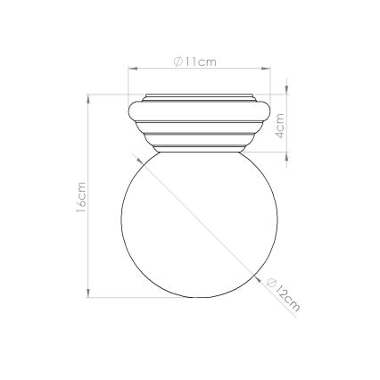 Plafoniera per bagno ZORI 1xG9/8W/230V Ø 12 cm IP44 rosa