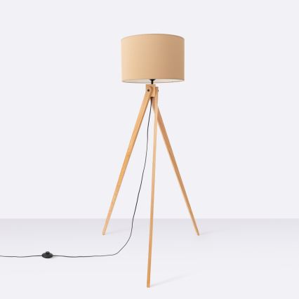 Lampada da terra NATT 1xE27/15W/230V tortora