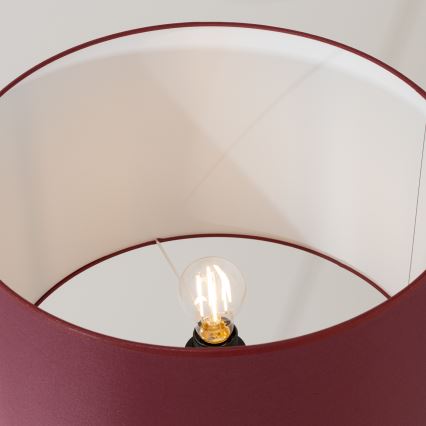 Lampada da terra NATT 1xE27/15W/230V rossa