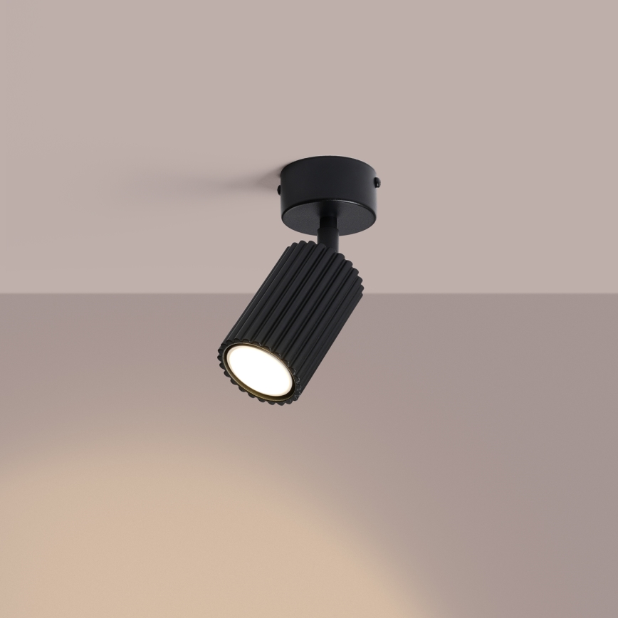 Faretto KARBON 1xGU10/10W/230V nero