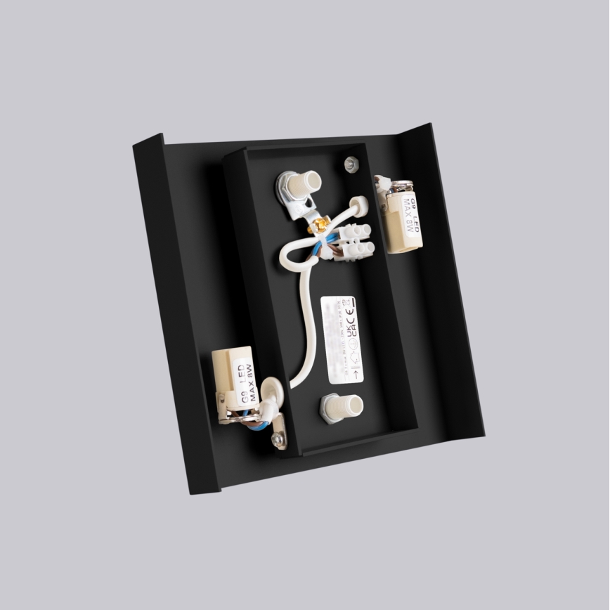 Applique da parete VANTA 2xG9/8W/230V nera