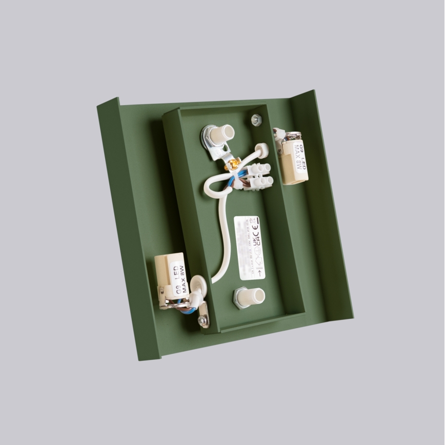 Applique VANTA 2xG9/8W/230V verde
