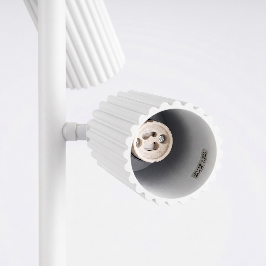 Lampada da terra KARBON 3xGU10/10W/230V bianca