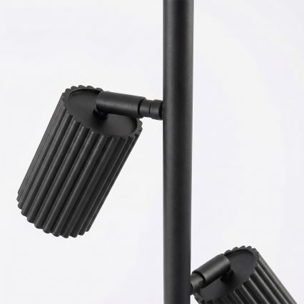 Lampada da terra KARBON 3x GU10/10W/230V nera