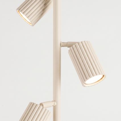Lampada da terra KARBON 3xGU10/10W/230V crema
