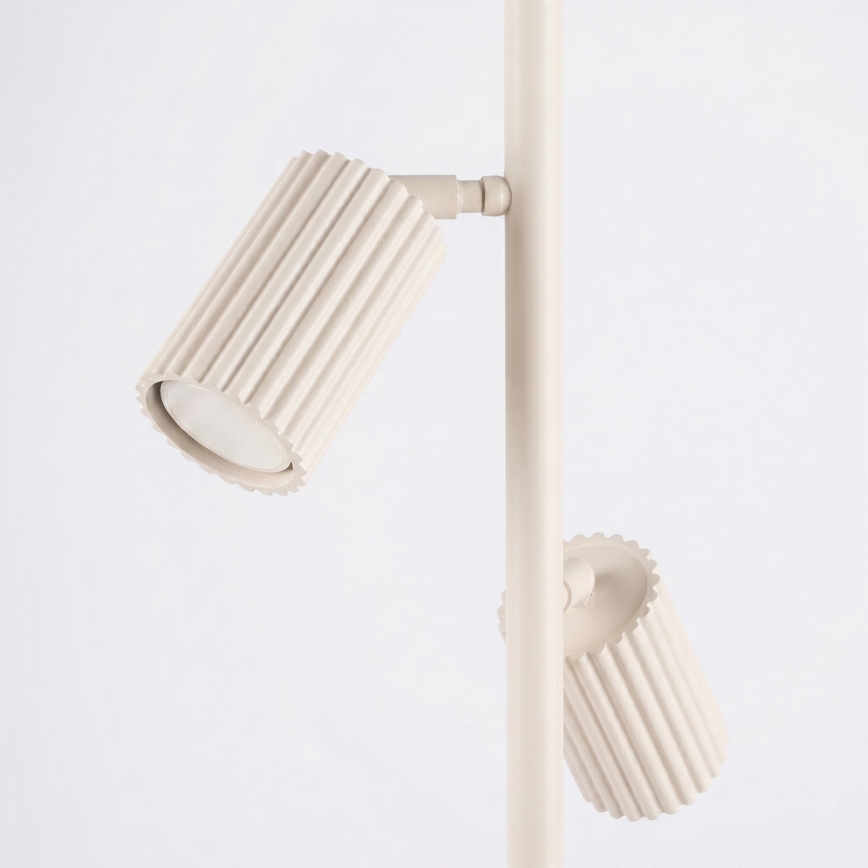 Lampada da terra KARBON 3xGU10/10W/230V crema