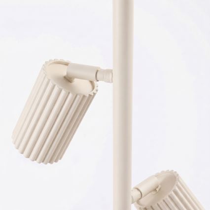 Lampada da terra KARBON 3xGU10/10W/230V crema
