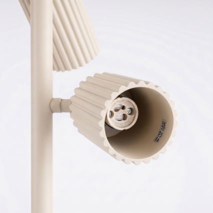 Lampada da terra KARBON 3xGU10/10W/230V crema