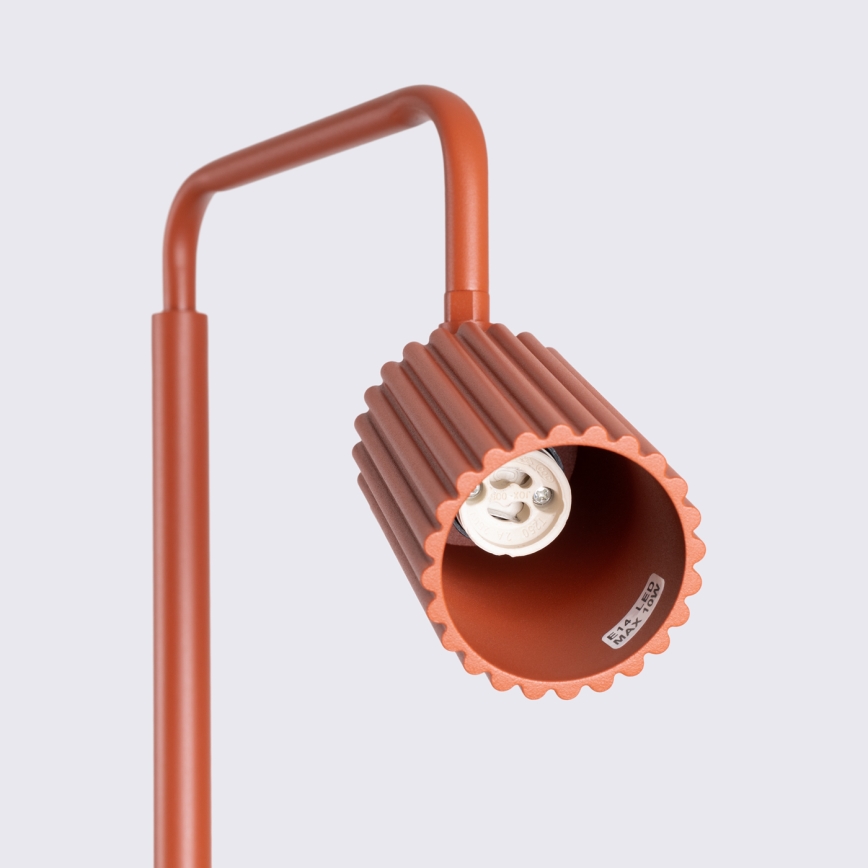 Lampada da terra KARBON 1xGU10/10W/230V arancione