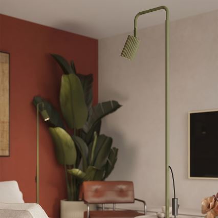 Lampada da terra KARBON 1xGU10/10W/230V verde