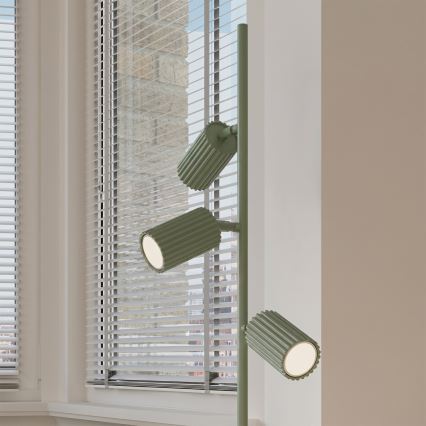 Lampada a piantana KARBON 3xGU10/10W/230V verde