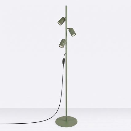 Lampada a piantana KARBON 3xGU10/10W/230V verde