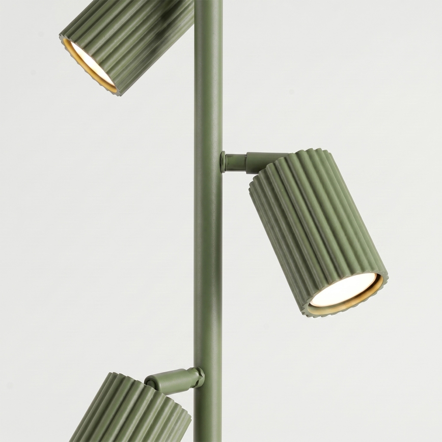 Lampada a piantana KARBON 3xGU10/10W/230V verde